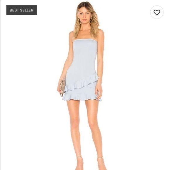 Lovers + Friends Dresses & Skirts - - Lovers + Friends Strapless Ruffled Dress